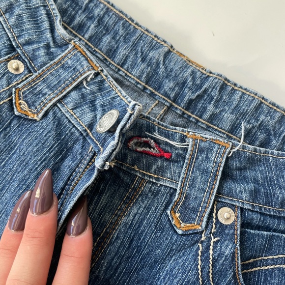 Blue low rise jeans, size 30, great condition never worn - Picture 3 of 5